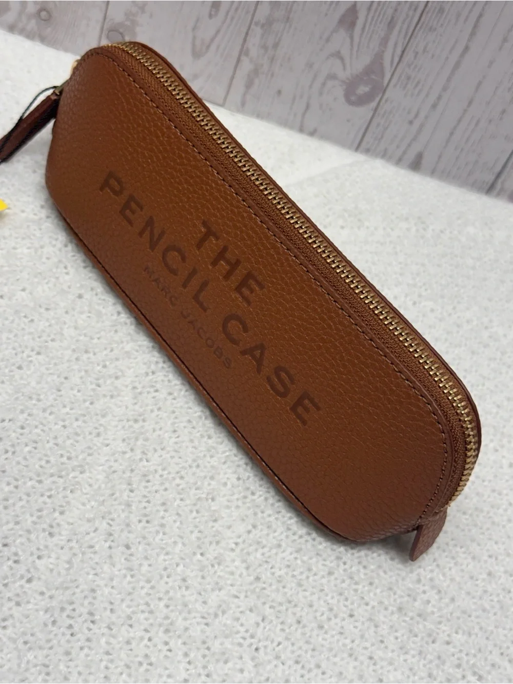 Marc Jacobs Pebbled Leather Pencil Case